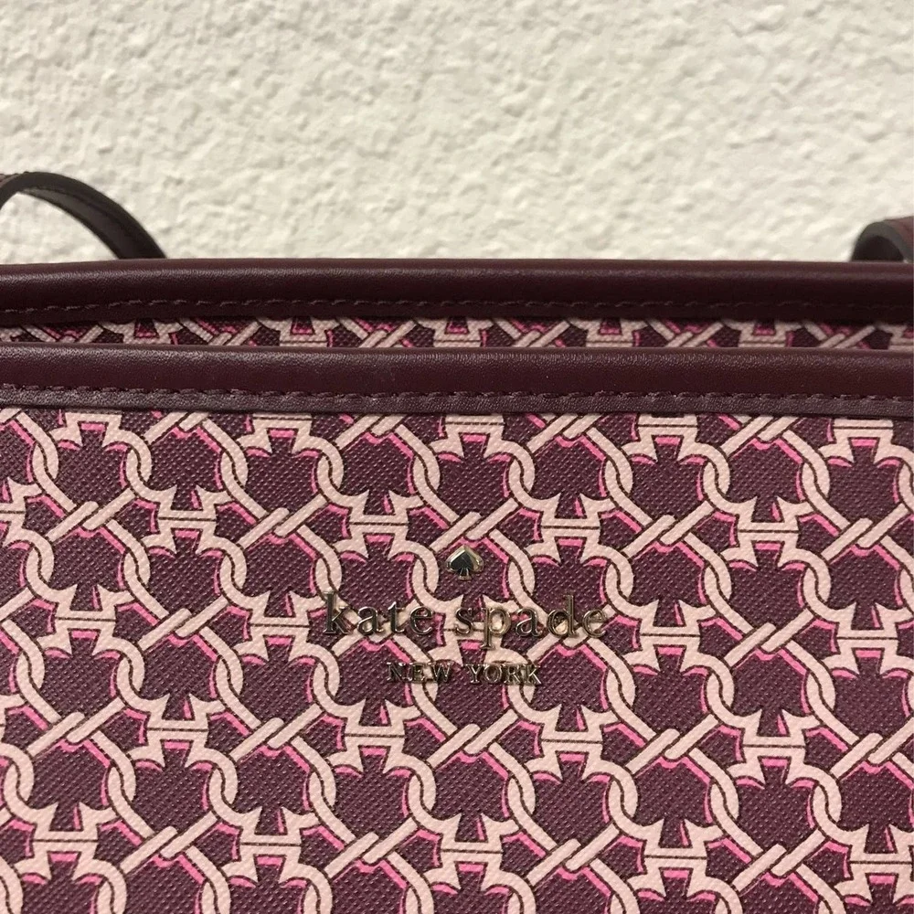 Kate Spade New York Link Tote Bag Pink - Picture 9 of 10